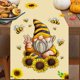 thumbnail image 1 of 1pc Thanksgiving Table Runner, Buffalo Plaid Pumpkin Dwarf Sunflower Kitchen Dining Decoration, Vintage Seasonal Fall Harvest Farmhouse Table Runner, Tea Table Cabinet Cover Cloth, Gift, Holiday Decor, 1 of 5