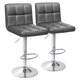 thumbnail image 1 of Taburetes de bar Homall, modernos, de piel sintética, ajustables, juego de 2, 1 of 8