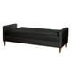 thumbnail image 3 of Futón Sofá Cama Genova Pu Negro, 3 of 4