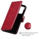 thumbnail image 4 of Funda Billetera para OPPO A94 5G con Porta Tarjetas y Soporte Ajustable Rojo, 4 of 6