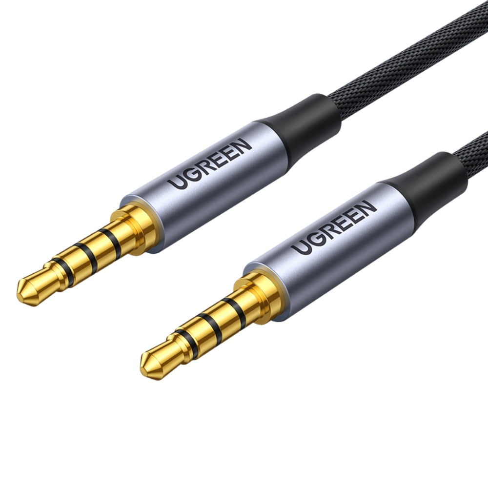 Ugreen - Cable De Audio Jack 3.5mm 4 Polos M/m (compatible Con Microfono) 2m Av183