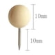 thumbnail image 5 of 100 chinchetas de madera con cabeza redonda, chinchetas de madera con punta de aguja de acero, chinchetas decorativas para mapas, fotos, documentos y tablones de anuncios., 5 of 6