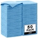 thumbnail image 1 of Paño de limpieza AIDEA de microfibra, 12 x 12 pulgadas, 50 unidades, azul, 1 of 7