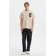 thumbnail image 4 of Polera Hombre Regular Fit Letra Beige, 4 of 4