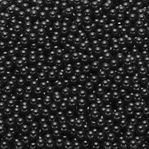 Perlas Uxcell Abs Redondas 6Mm Negras 2500 Piezas