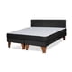 thumbnail image 2 of Cama Europea Zen Roller 2 Plazas Colchon Comprimido Espuma + Respaldo Tela Negro, 2 of 8