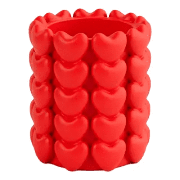 Porta velas de corazones - San Valentín
