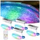thumbnail image 1 of Luz Solar para Piscina NIORSUN IP68 Impermeable con 9 LEDs RGB, 1 of 8