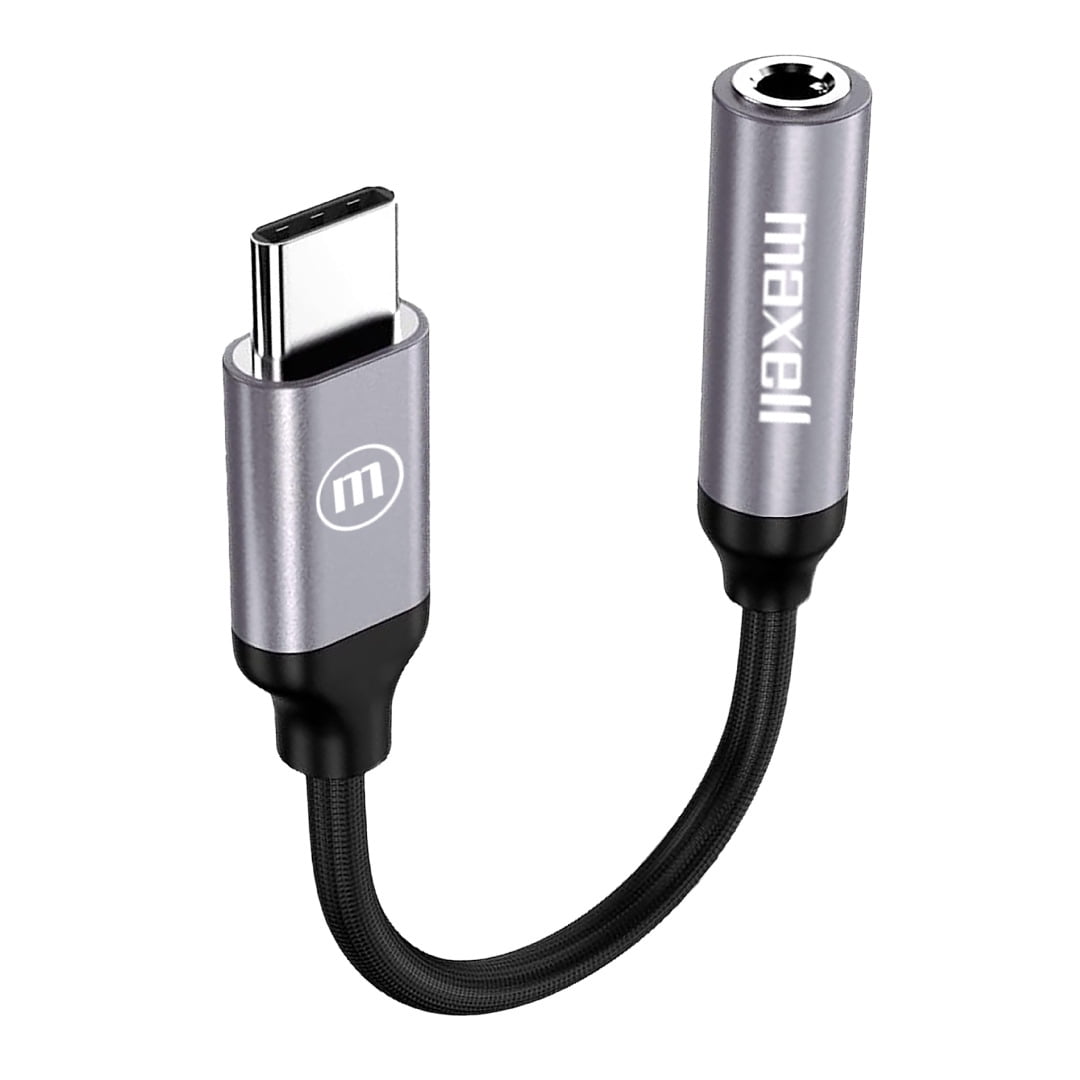 Adaptador Maxell Usb-c A 3.5mm Cable Trenzado