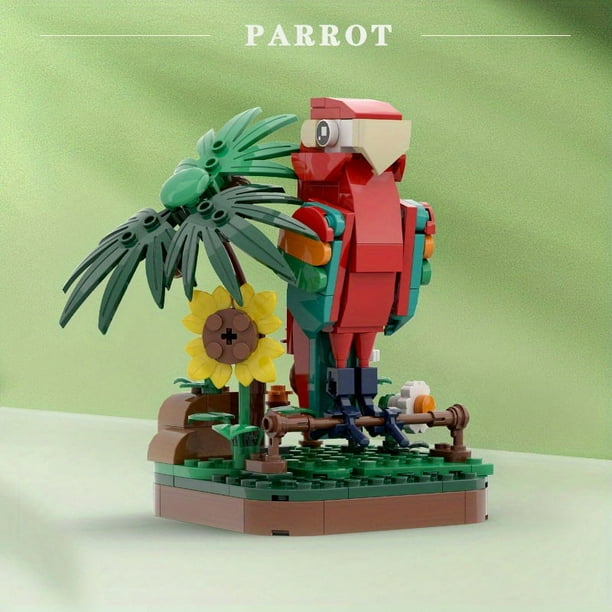 200pcs Animal Series Bird Science And Educational Toy Building Block Model Decoration Gifts For Friends And Family