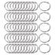 thumbnail image 1 of Anillos de Carpeta de Hojas Sueltas de 1 Pulgada (Paquete de 50), Anillos de Carpeta de Acero Niquelado, Anillos de Llavero, Anillos de Libro de Metal, Plateado, para Oficina en Casa, 1 of 7
