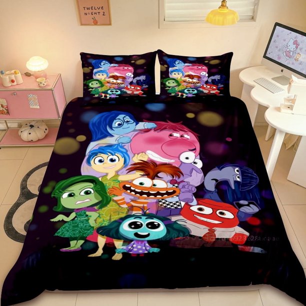 Duvet cover inside out cartoon bedding set for boys girlsbedroom decoration children's giftBed Sheets