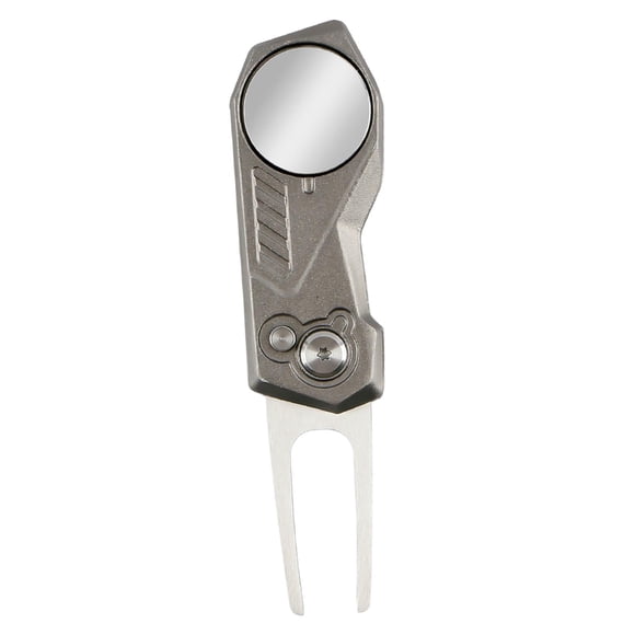 Herramienta Divot De Golf, Suministros De Golf, Accesorios De Golf Plegados, Horquilla De Reparación De Marcas De Tono, Gris