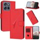 thumbnail image 1 of Funda Cartera Fibra de Carbono para Motorola Edge 50 Neo con Soporte y Cierre Magnético Rojo, 1 of 6
