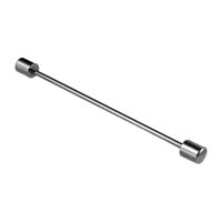 Ioensy - Pasador De Barra De Cuello De Moda Para Hombre, Decoración De Joyería Para Negocios, Bodas, Negro