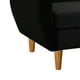 thumbnail image 3 of Sofa Bote 1c Felpa 04 Negro, 3 of 6