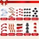 thumbnail image 3 of Kit de Manualidades Joyin para Construir Tu Muñeco de Nieve 9 Piezas DIY, 3 of 9