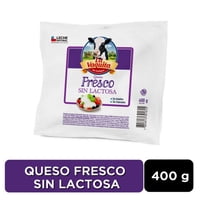 Queso Fresco Sin Lactosa Trozo 400 G La Vaquita