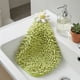 thumbnail image 5 of REGALWOVEN 2 Paquete de Toallas de Mano Colgantes de Chenilla con Flores Lindas, Suaves, Absorbentes, de Secado Rápido, Toallas Decorativas para Cocina, Baño Verde 12" x 12", 5 of 7