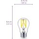 thumbnail image 3 of Bombillas LED Philips A15 5W 450 lúmenes Luz blanca cálida Paquete de 2, 3 of 9