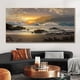 thumbnail image 2 of 1pc Frameless Scandinavian Nature Landscape Canvas Painting Mountain Sea Sunset Wall Art Poster And Print Nordic Picture Modern Home Decor, No Frame, 2 of 2