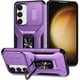 thumbnail image 1 of Funda Armada para Samsung Galaxy S24 Plus con Tapa Deslizante y Soporte Magnético Giratorio Morado, 1 of 5
