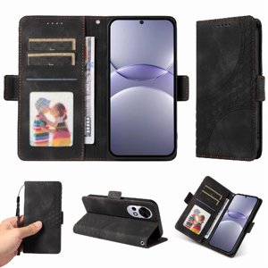 Carcasa Foxdock Huawei Nova 13 De Cuero Pu, Diseño Acolchado Clásico, Protección Contra Caídas Y Rayones