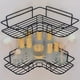 thumbnail image 3 of 1pc Wall Mounted Bathroom Shelf, Shower Caddy Rack, No Punching Triangle Storage Rack For Bathroom Kitchen, Bathroom Accessories, 3 of 5
