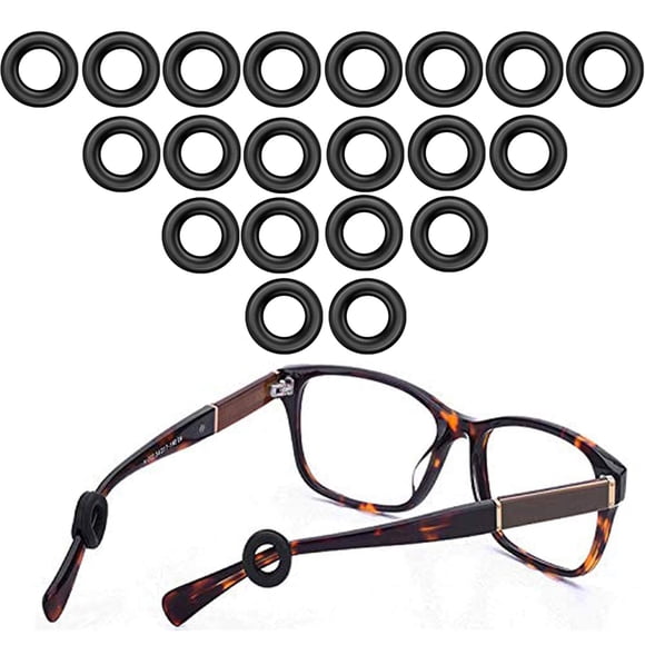 MOLDERP Sujetadores de silicona antideslizantes para patillas de lentes, 12 pares