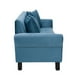 thumbnail image 3 of Sofa Lua 3c Felpa 20 Azul Petroleo, 3 of 5