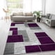 thumbnail image 1 of Alfombra L'Baiet Verena Geométrica Morado Gris 60x90 cm, 1 of 6