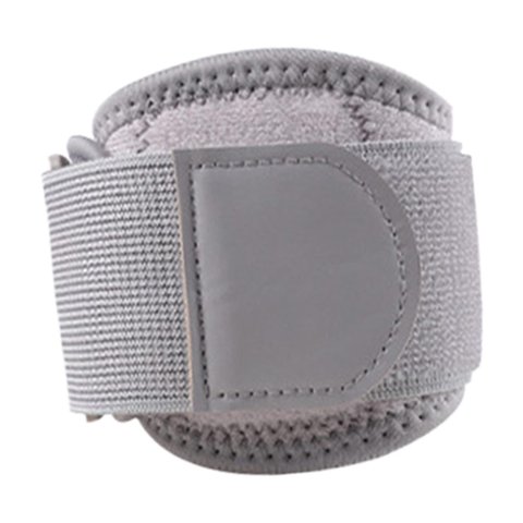 Magideal - Codo De Tenista Brace Codo Correa Ajustable Transpirable Antebrazo Protección Altamente Elástico Unisex Golfistas Codo Brace Para Voleibol Gimnasio Gris