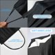 thumbnail image 4 of Mascarilla desechable MagiCare negra de 3 capas para adultos (50/caja), 4 of 9