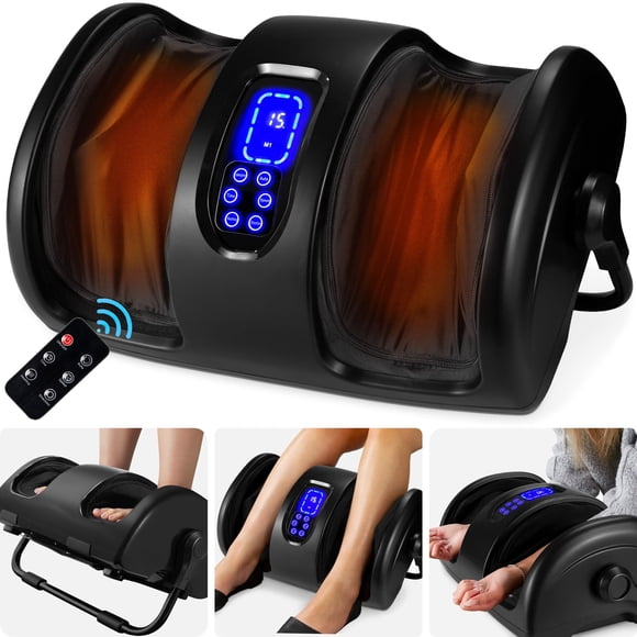 Masajeador de pies Best Choice Products Heated Shiatsu Black