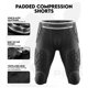 thumbnail image 2 of Faja de Fútbol Americano Penveer 7 Almohadillas Adulto Negro con Bolsillo para Protector, 2 of 6