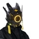 thumbnail image 3 of Casco con máscara QAONIE Punk LED para disfraces de Halloween para adultos, 3 of 9