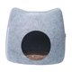 thumbnail image 1 of Felt Cat House Extraíble Pet Cat Condos Con Cremallera Portátil Interior Exterior Gris Claro, 1 of 5