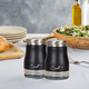 thumbnail image 5 of Salero y pimentero de acero inoxidable con fondo de cristal, accesorios de cocina modernos, 5 of 5