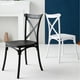 thumbnail image 3 of Pack 4 Silla Crossback Negra | Ideal Terraza y Interior, 3 of 5