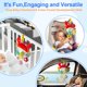 thumbnail image 2 of Asiento de coche de juguete Lynncare Crab para bebés de 0 a 6 meses con clip, 2 of 8