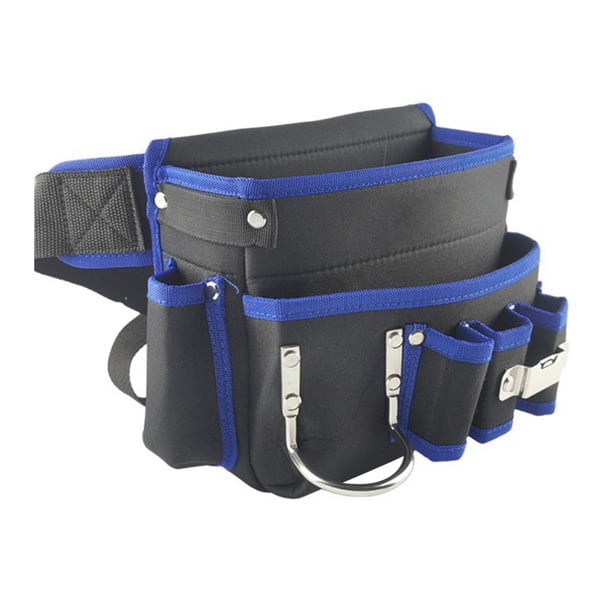 Bolsa de almacenamiento para cinturón de herramientas de jardinería, riñonera de trabajo para carpinteros, práctica caja de herramientas para reparaci