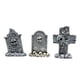 thumbnail image 2 of 3 Piezas De Lápidas De Halloween Ligeras Para Decoración De Lápidas, Letrero De Halloween, 2 of 5