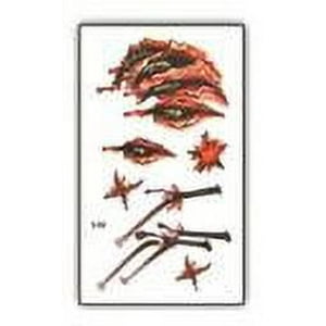 Nonstop - Tatuaje Temporal Halloween Cosplay Disfraz - Herida - 2B