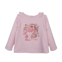 Pillin - Polera Bebé Niña Manga Larga Estampado Gatito Rosado
