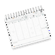 thumbnail image 3 of Planner anual horizontal Terrazo 12 meses no fechados, 3 of 3