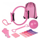 thumbnail image 1 of "Set 13 Yoga Pilates Elasticas Belug Ring Resistencia Power Bands rosa ", 1 of 5