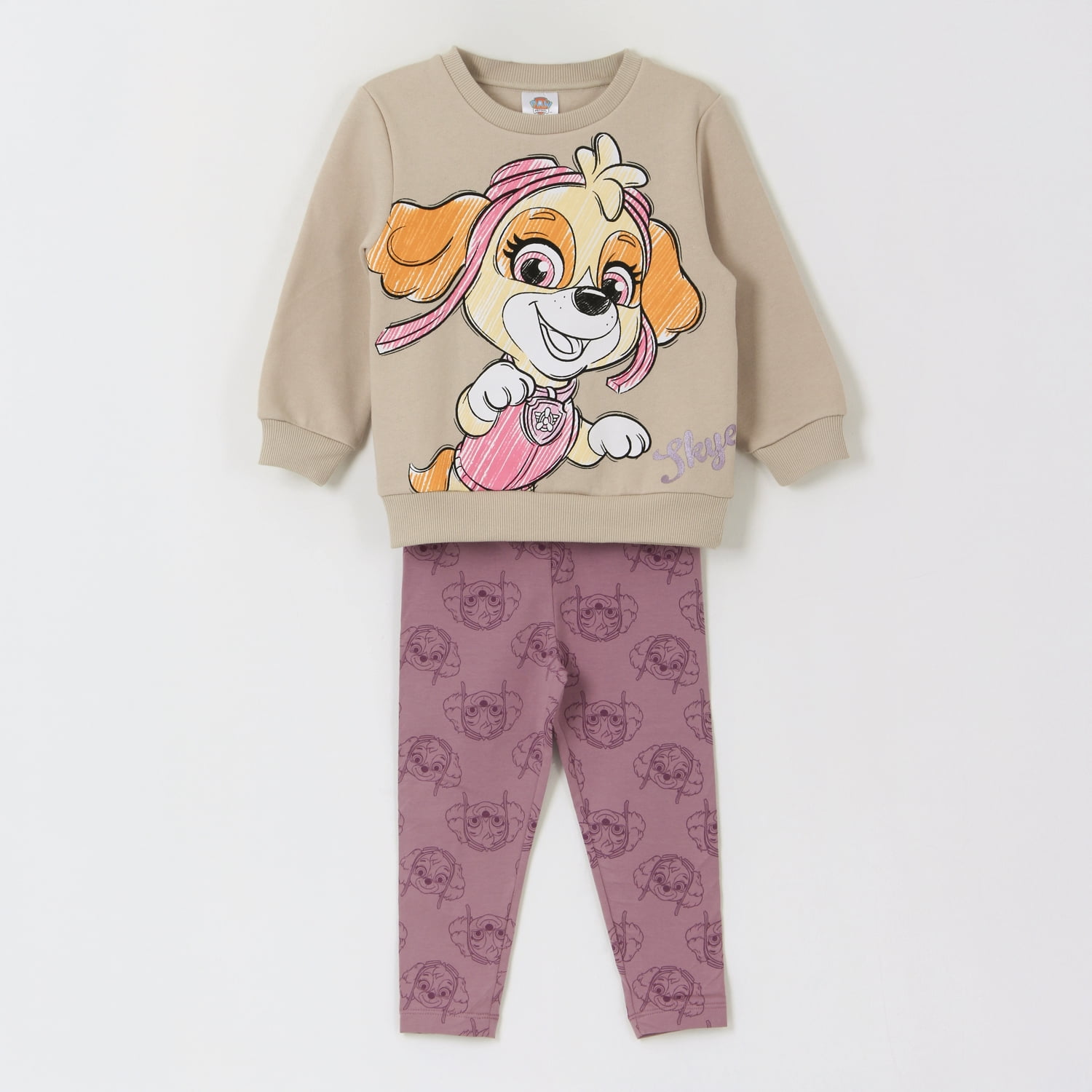 Conjunto Niña Skye Jump Beige Paw Patrol