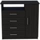 thumbnail image 4 of Comoda TV 40" 4 Cajones 1 Puerta 88,6 x 91 x 45,8 Cm Negro, 4 of 8