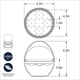 thumbnail image 5 of Hervidor de huevos para microondas Nordic Ware con capacidad para 4 huevos, color blanco, 5 of 8