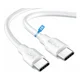 thumbnail image 1 of Cable de 2 Entradas Tipo C Blanco 1Hora, 1 of 2